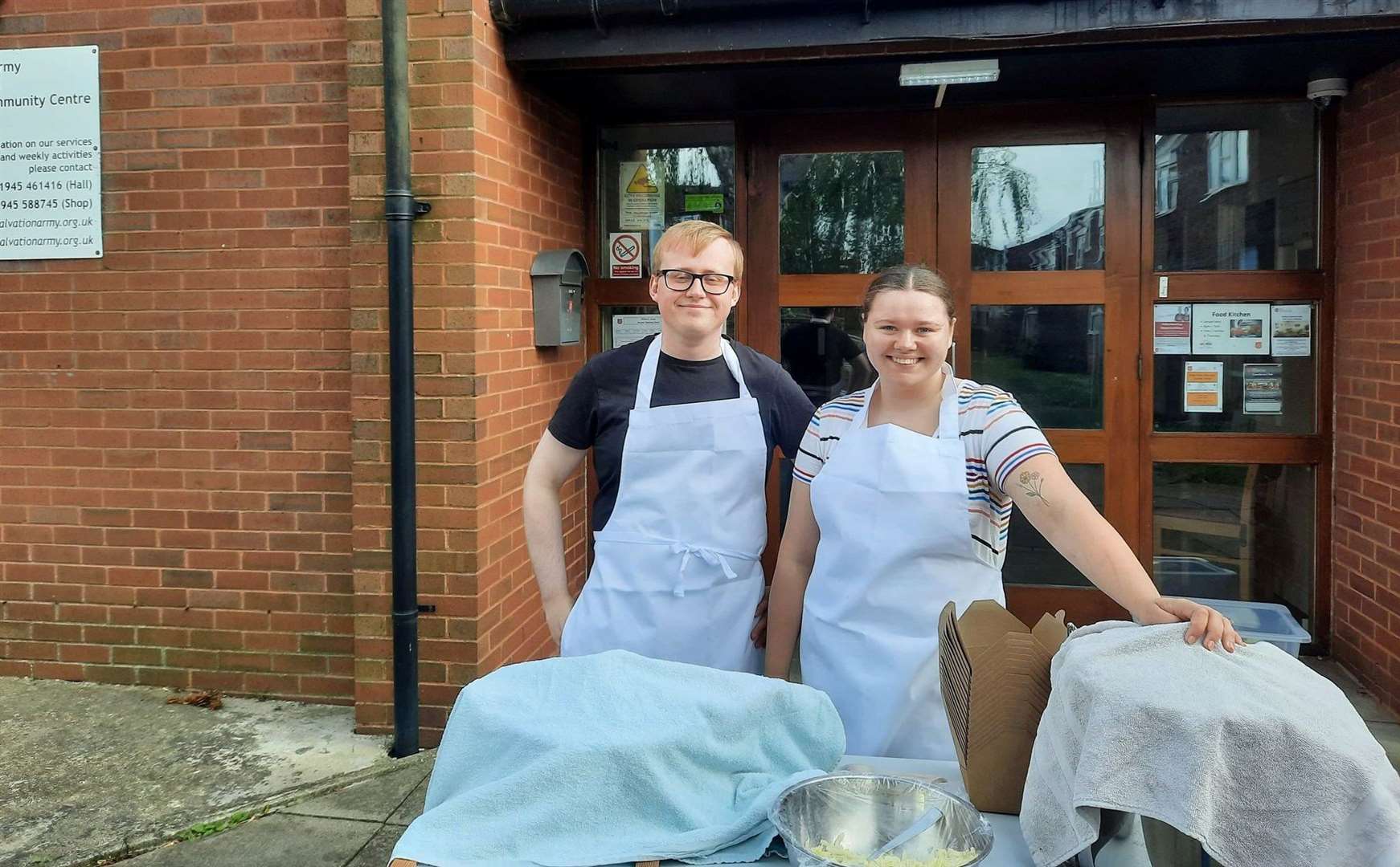 Founders of Feed Fenland George Broughton and Kristi Dowker