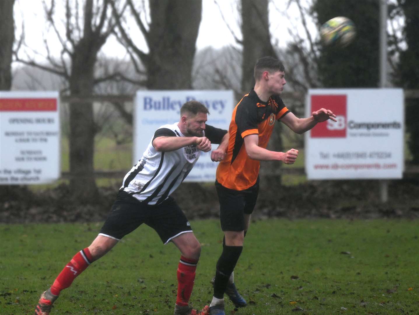 Leverington v Long Sutton football action. (53362807)