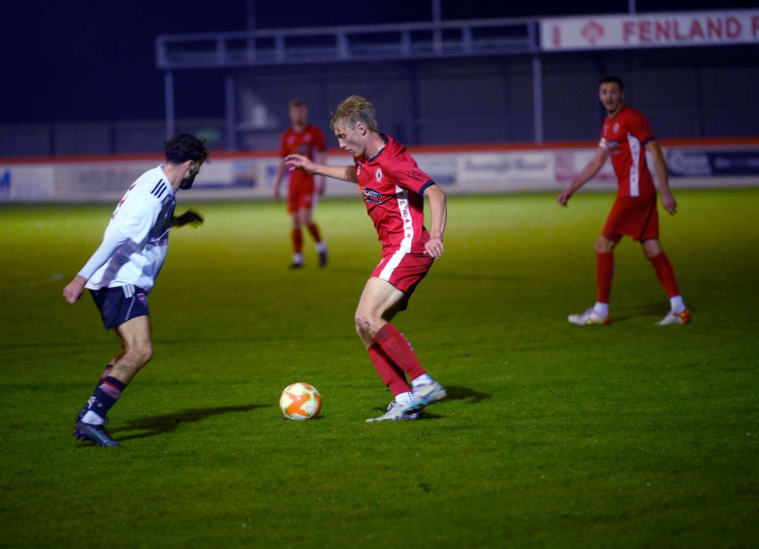 Wisbech v West Wratting in the Cambs Invitation Cup.
