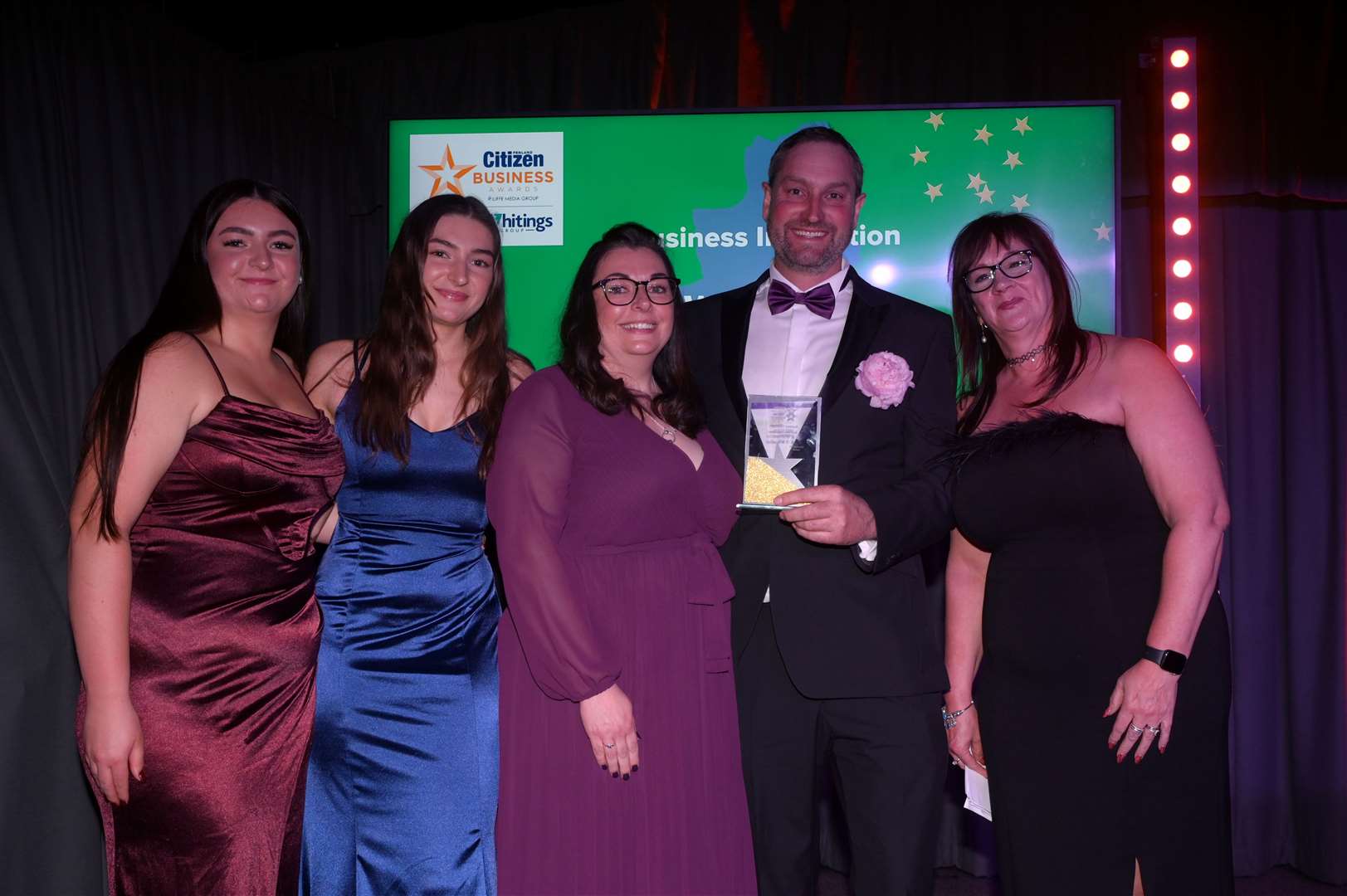 Fenland Citizen Business Awards 2025 Business Innovation DKO Wheatley who received their award from category sponsor Wendy Smith