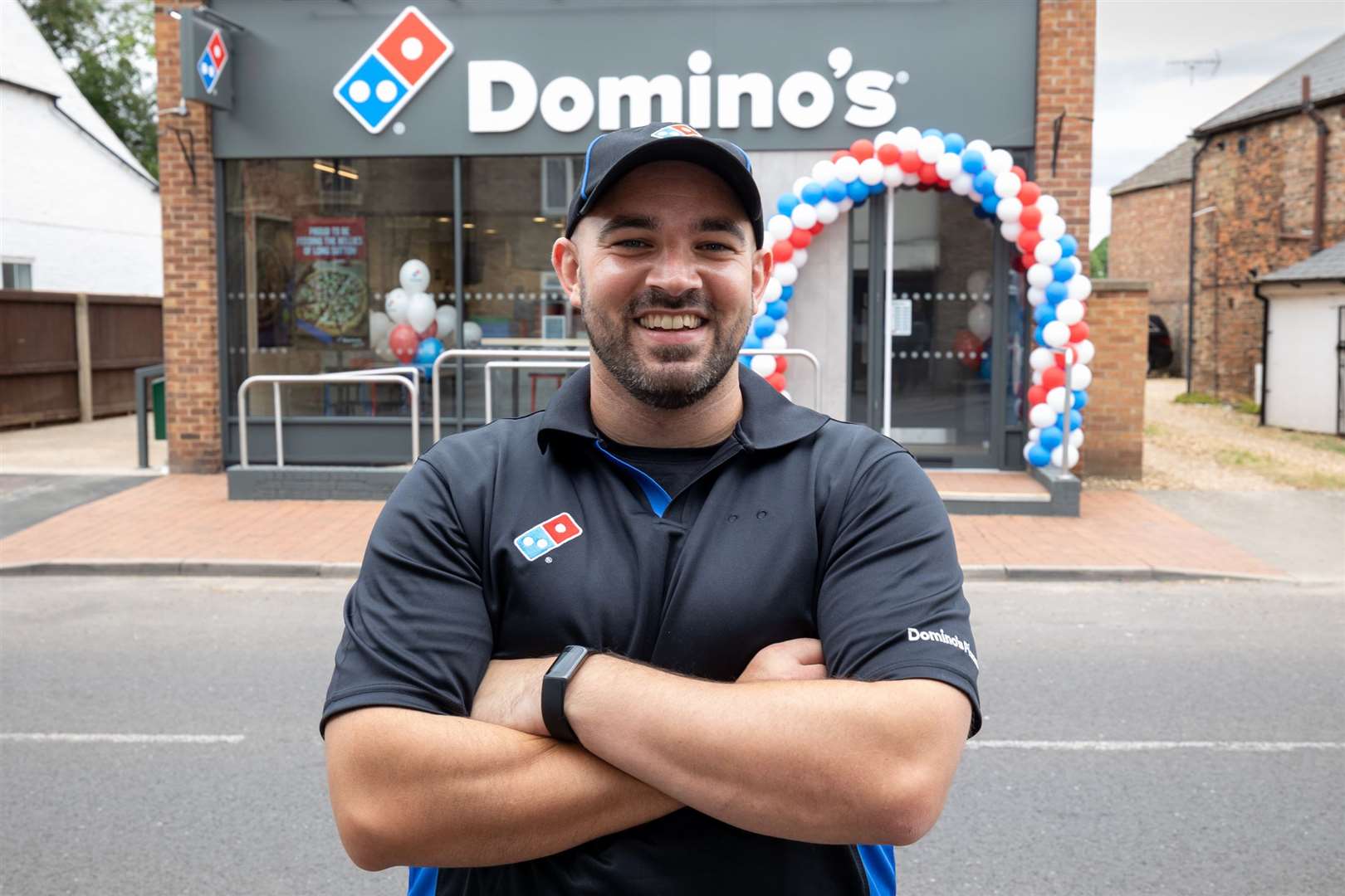 Kieran Ali outside his store