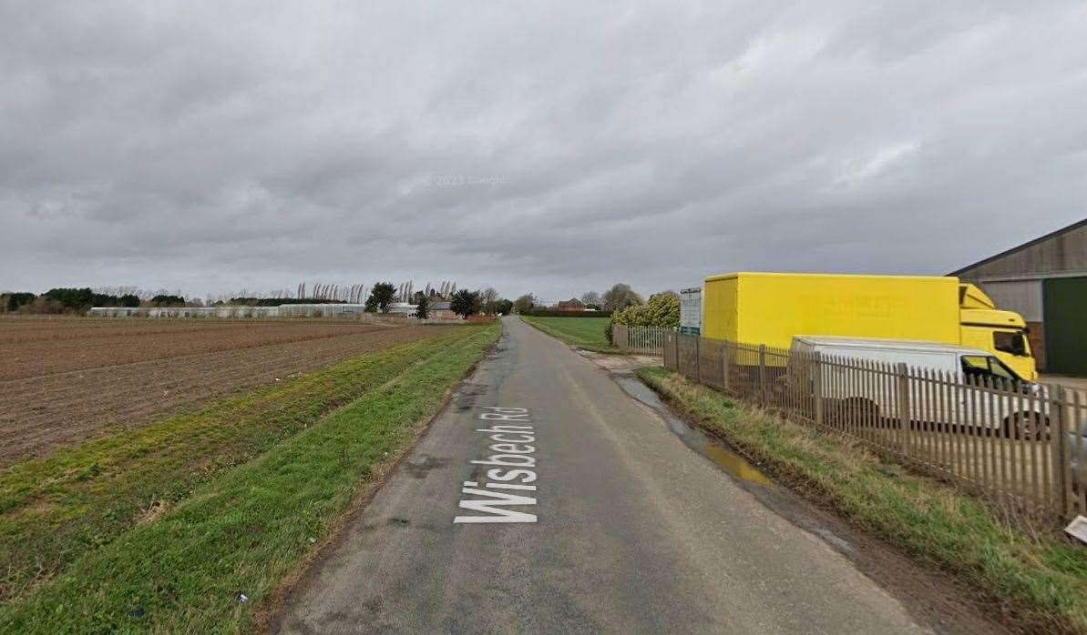Wheeldon was drink-driving on Wisbech Road in Walsoken. Picture: Google Maps