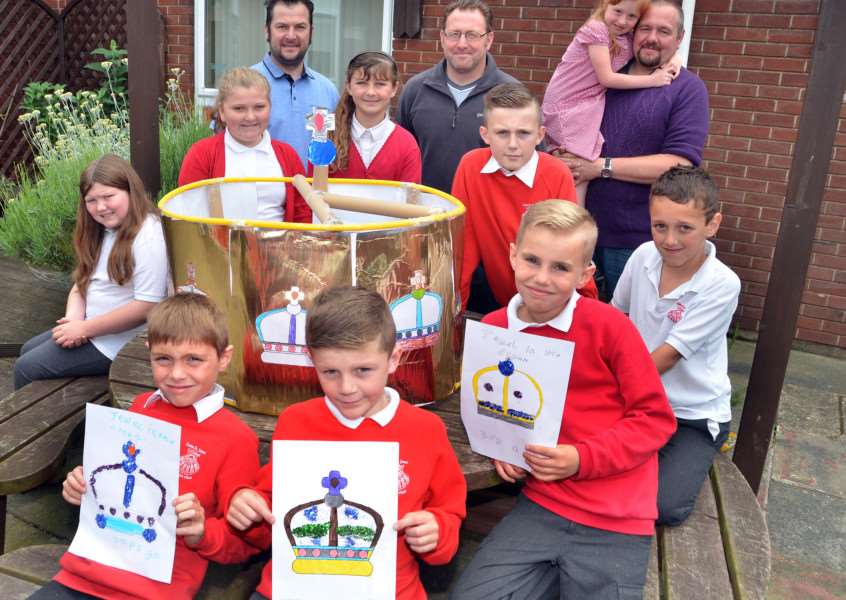 The Witham house proudly showing of their creation. SG170616-109TW