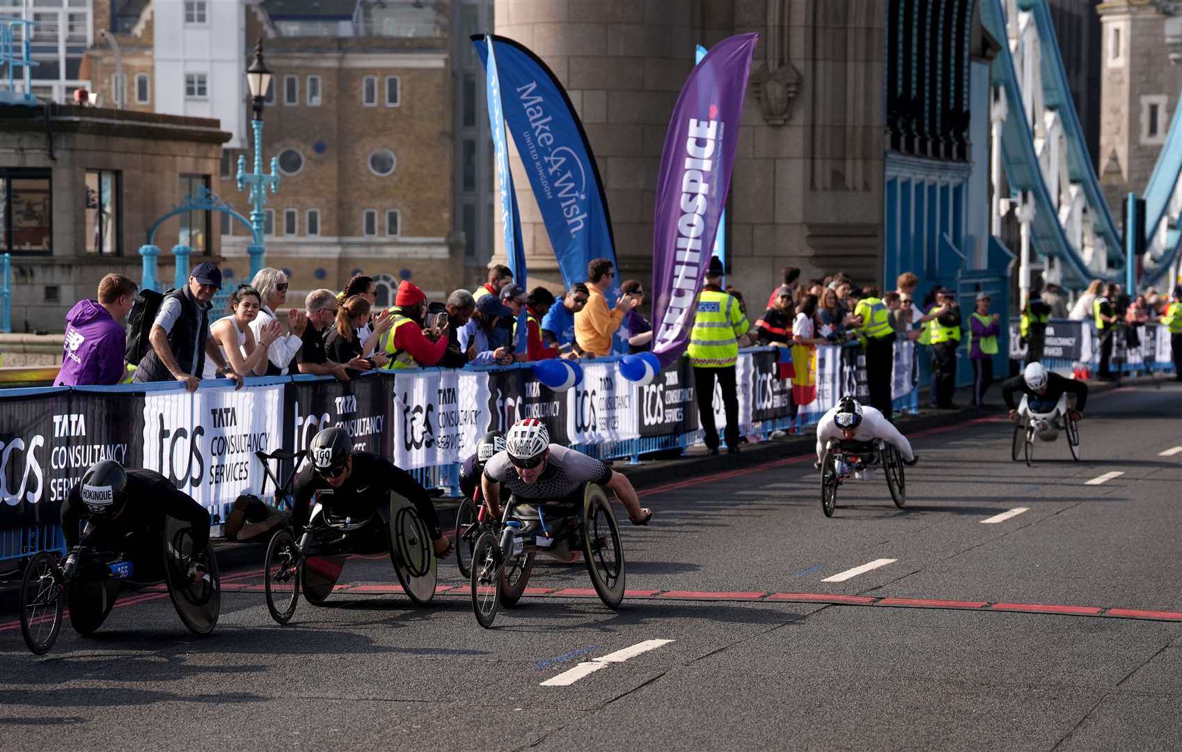 More than 56,000 people are taking part on Sunday (Jonathan Brady/PA)