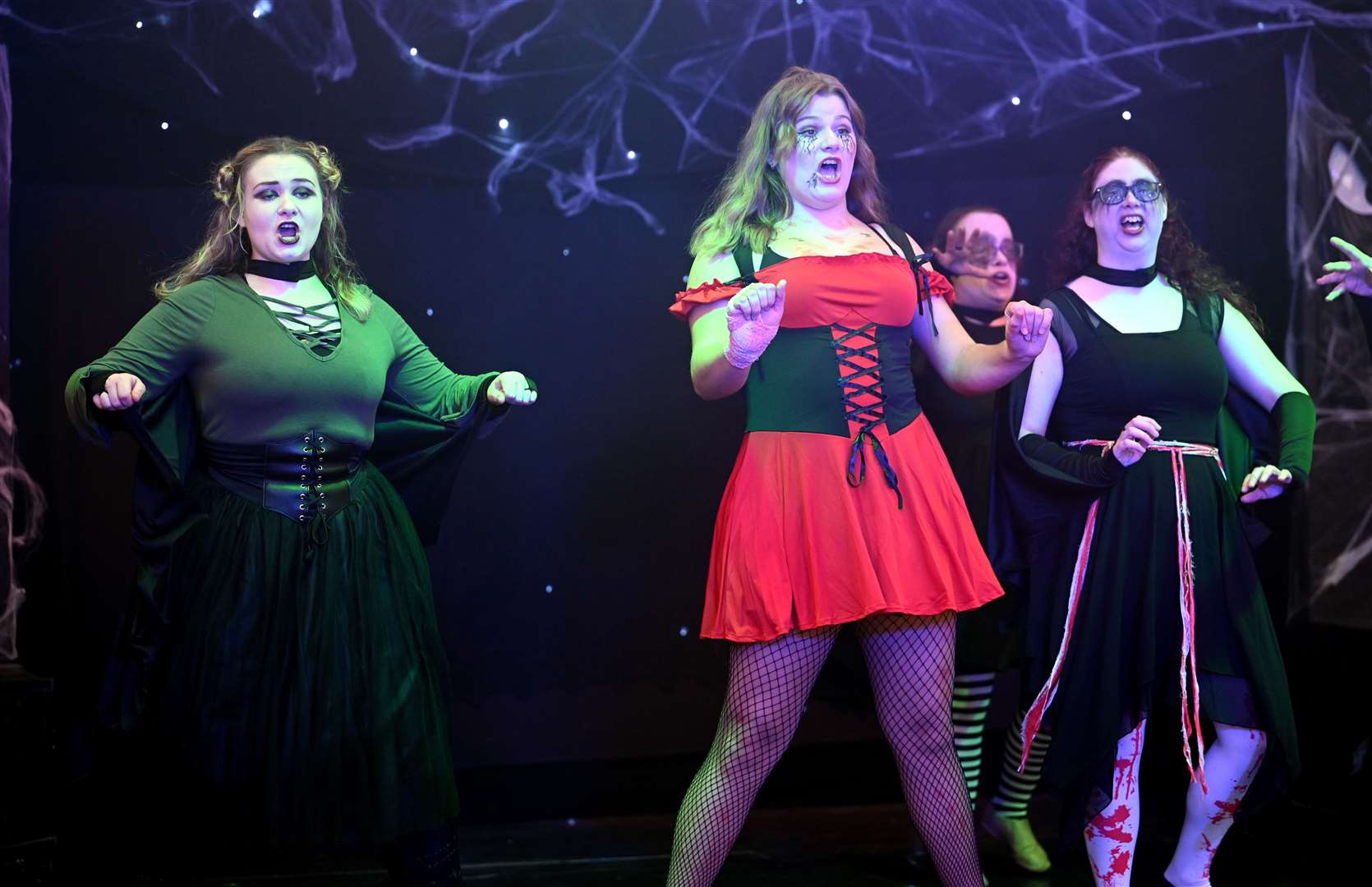 Nine Lives Theatre Company dress rehearsal of their Halloween show. (60312173)