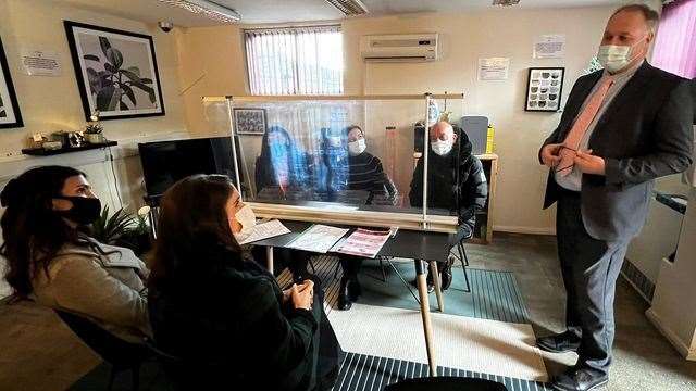 Princess Eugenie paid a visit to Wisbech to discuss the issue of modern slavery. (53478370)