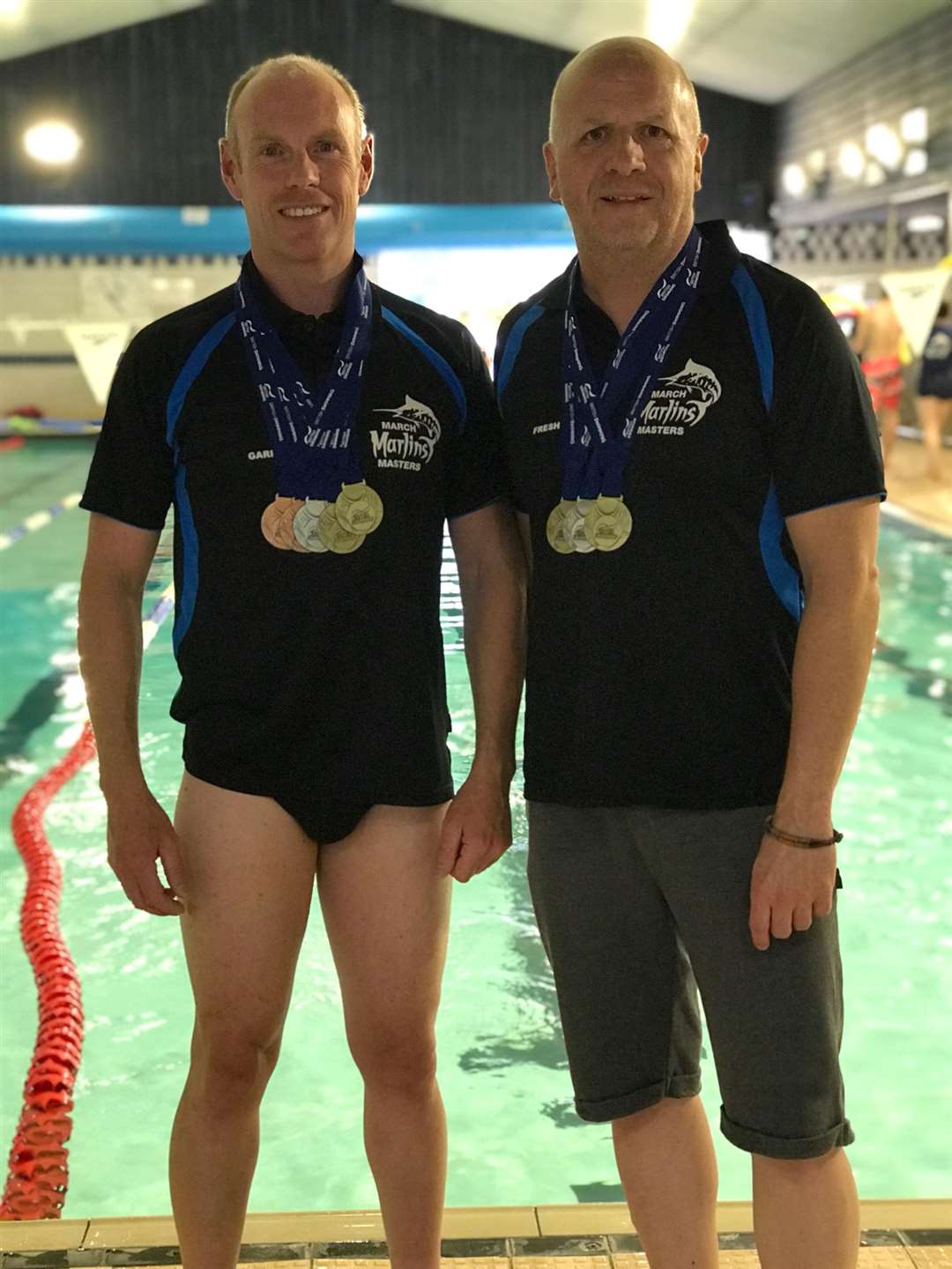 Garry Mavin and Martyn Fresher, Master Swimmers. (2591381)