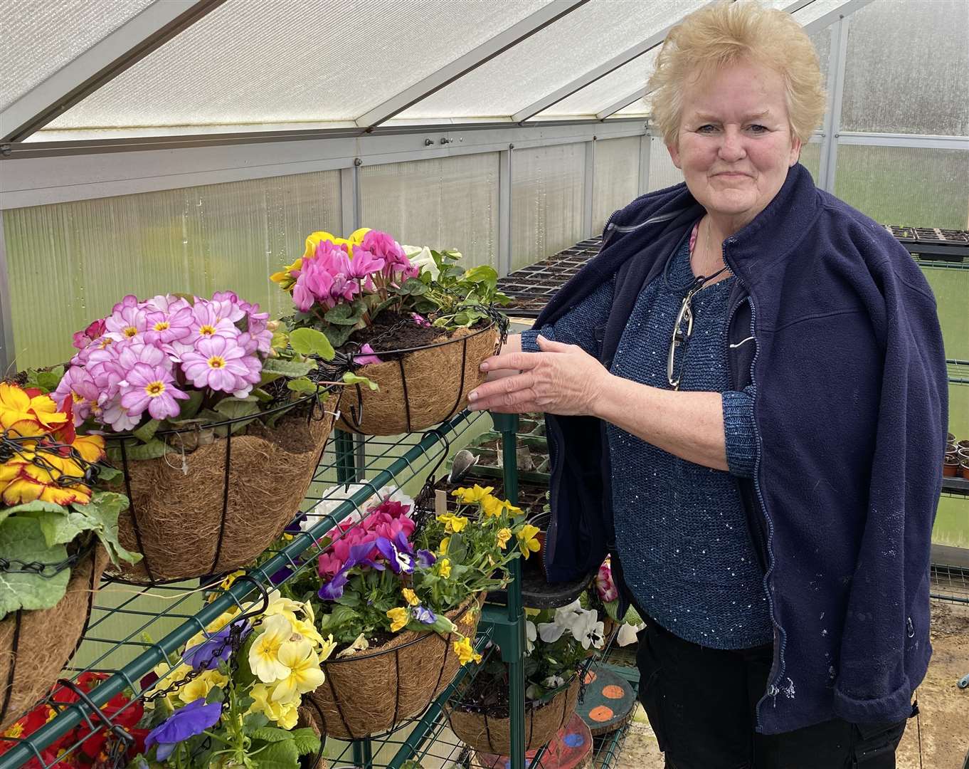 Marion Tyers runs the Happy Potters gardening club