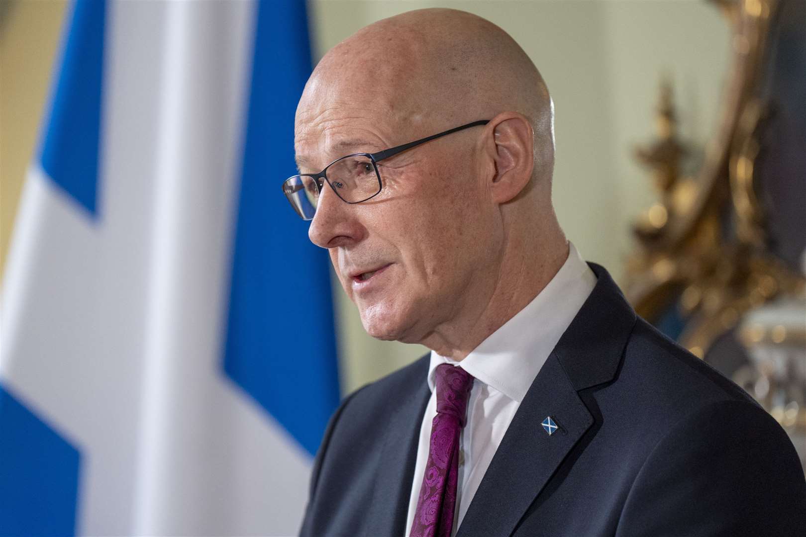 John Swinney expressed concerns about the University of Dundee’s decision to axe hundreds of jobs (Jane Barlow/PA)