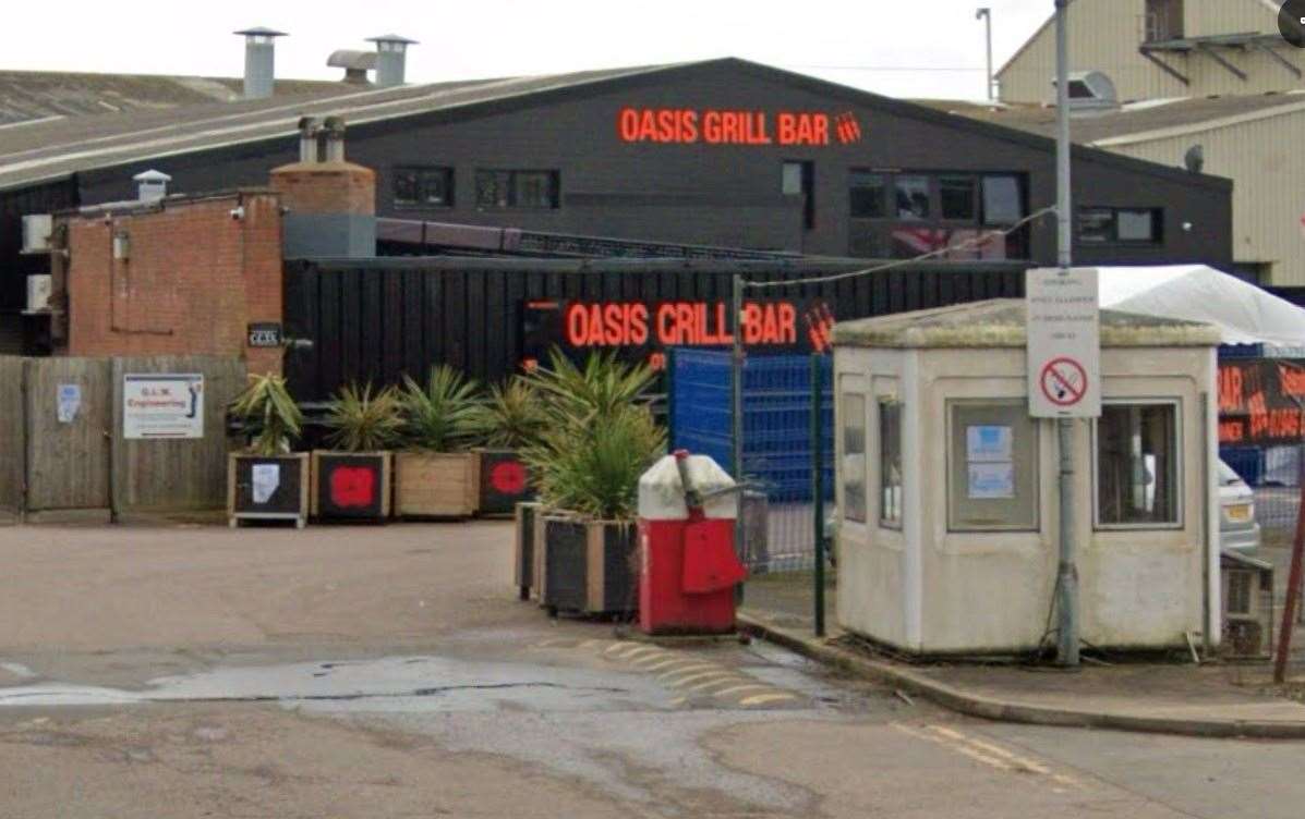 Owners of the Oasis Grill Bar have applied for permission to extend the restaurant area. Picture: Google