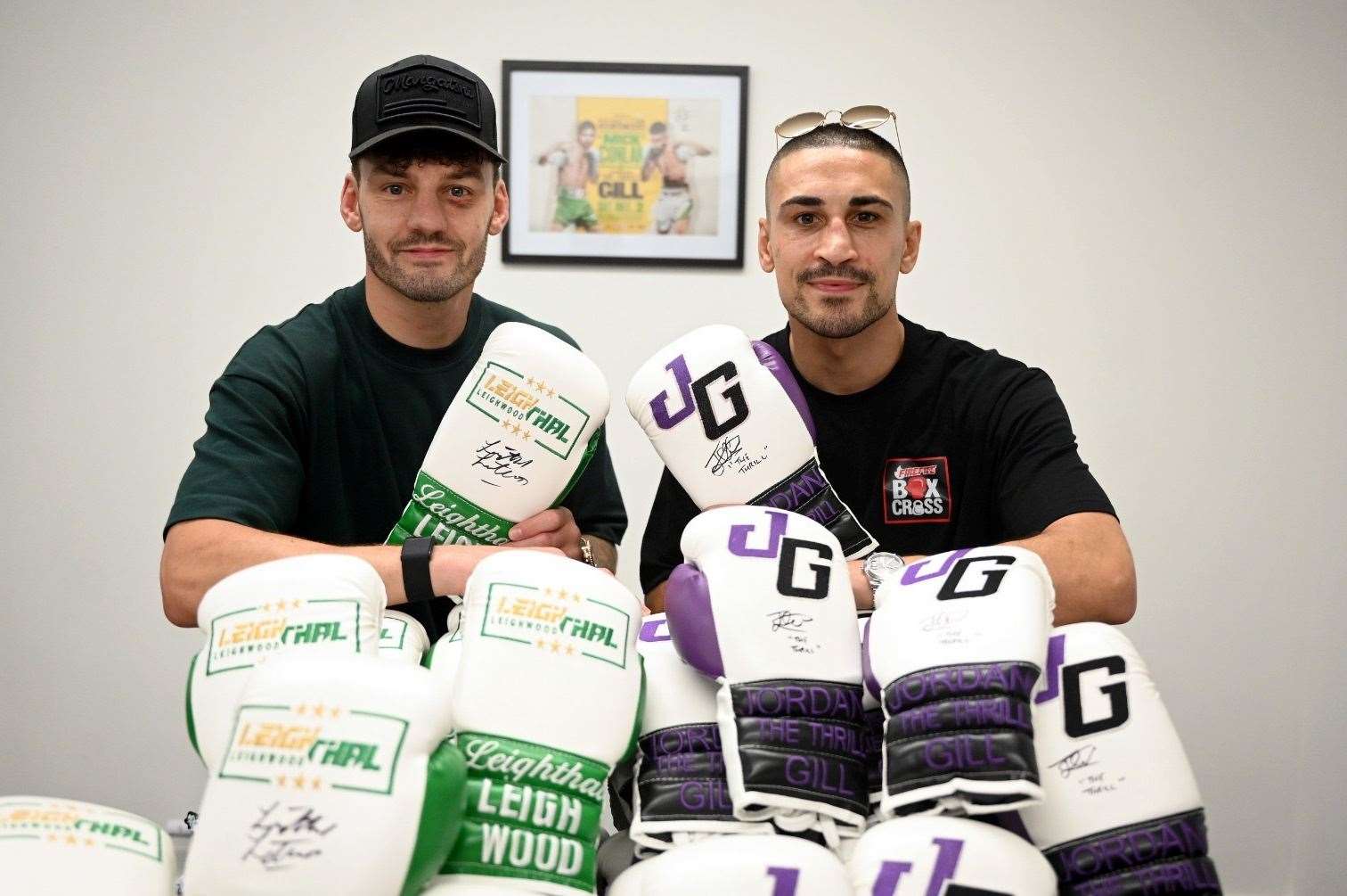 The official opening of a new Nautilus strength centre at the BoxCross Gym in Wisbech. Pictured are Leigh Wood and Jordan Gill. Picture: Adam Fairbrother