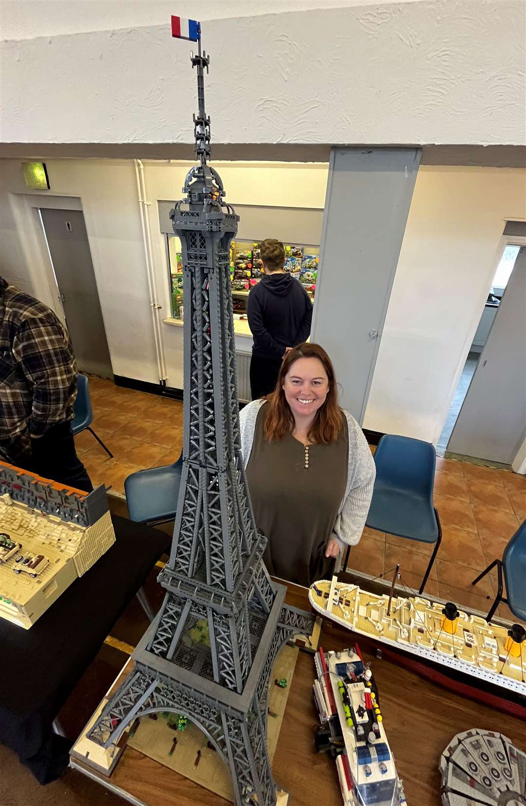 Susan Wallwork attended the Lego show.