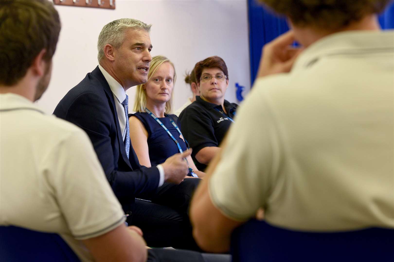 Steve Barclay ministerial vistit to North Cambs Hospital. (3501278)