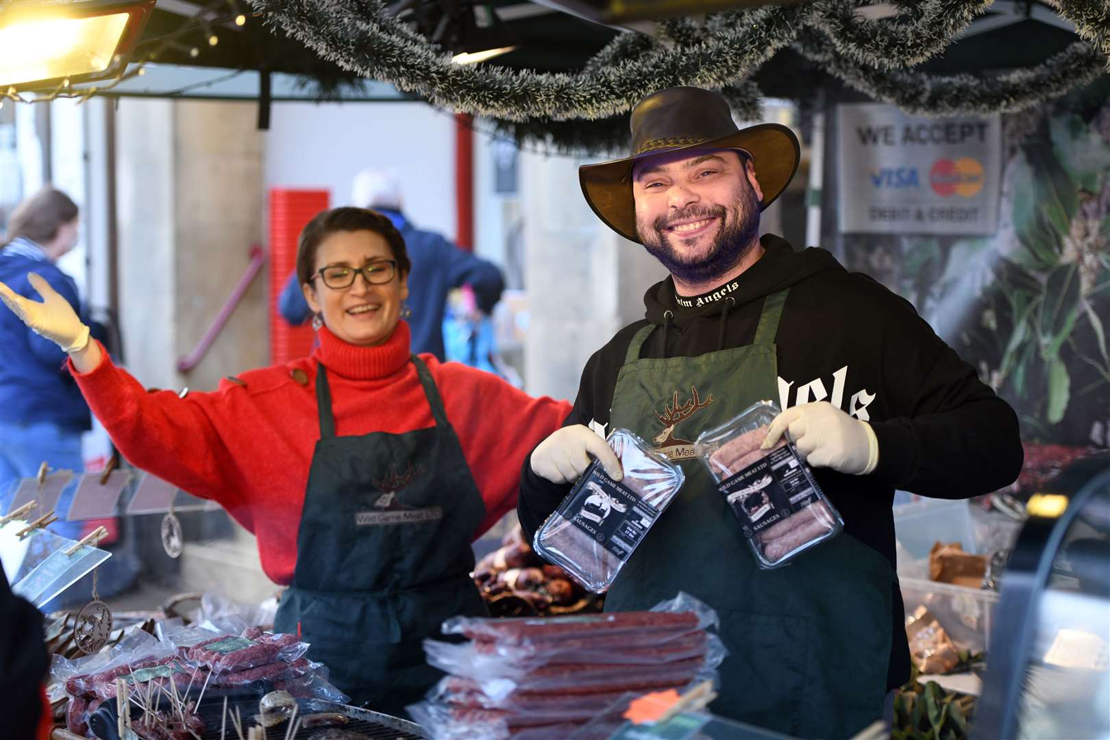 Wisbech Christmas Market....Kristina and Radzus. (53664076)