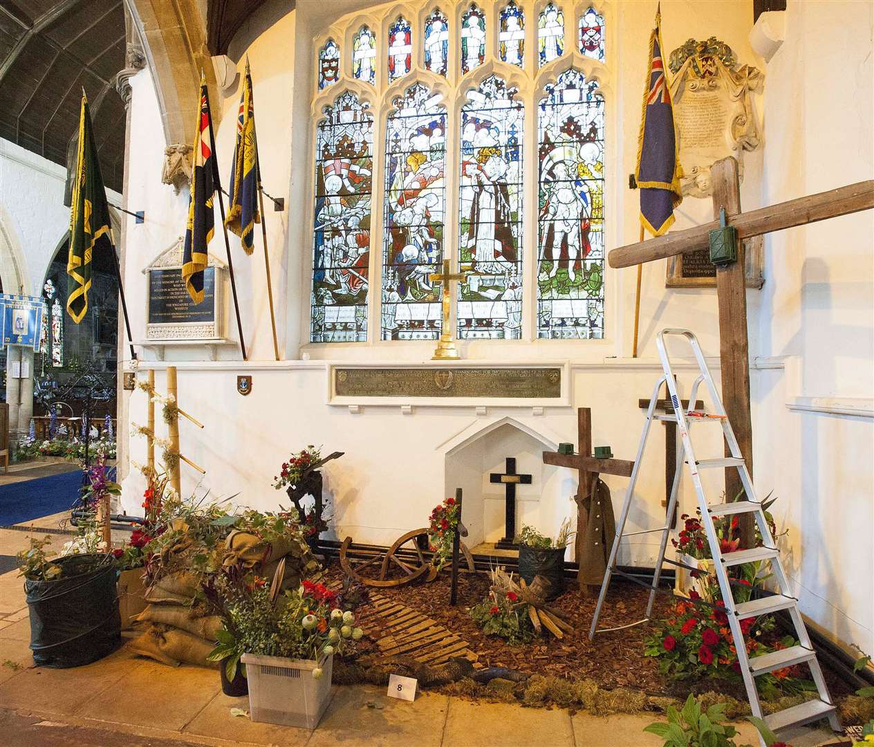 Wisbech Rose Fair Flower Festival sees St Peter's filled with glorious floral displays.