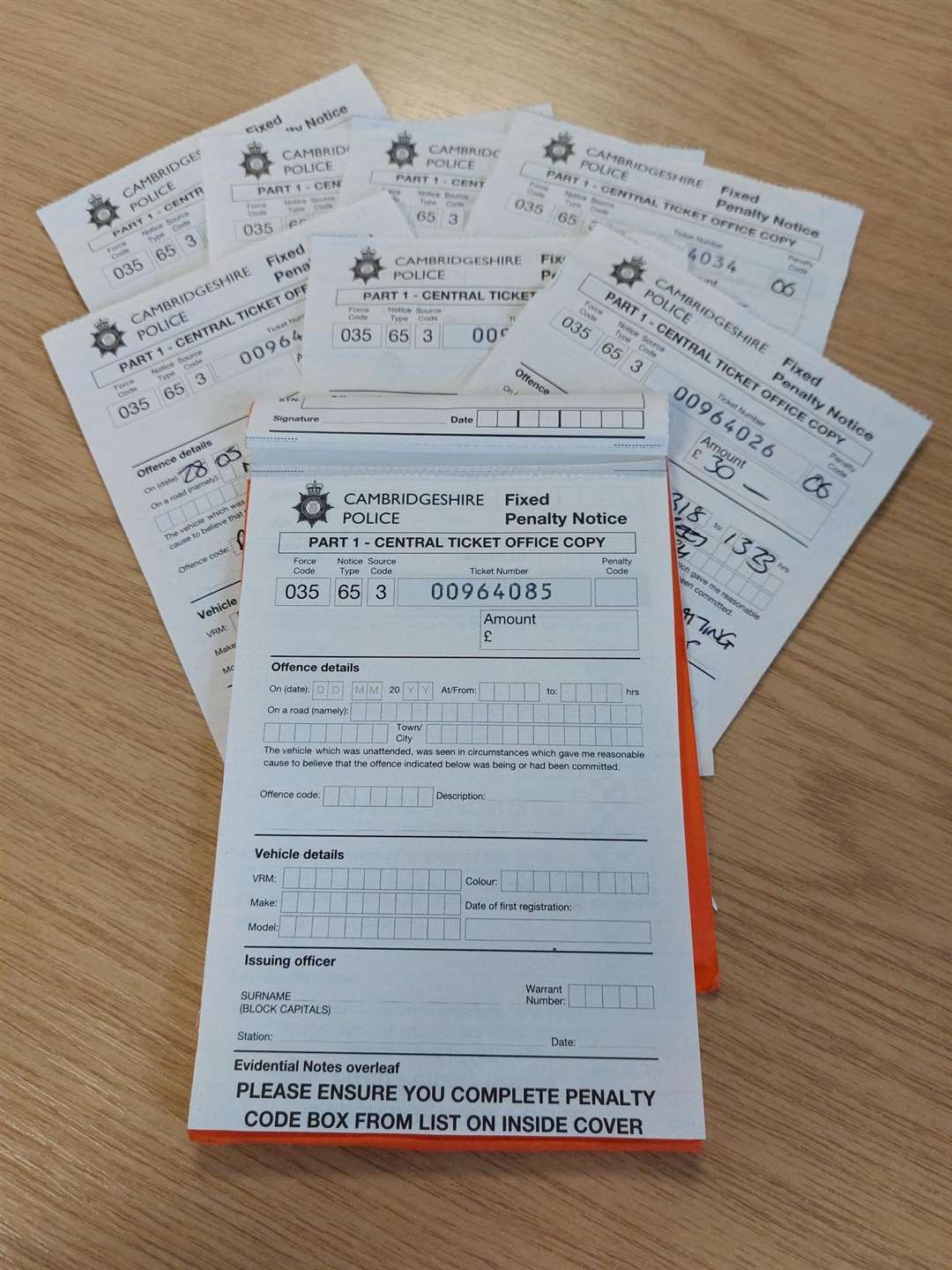 Police are in charge of traffic enforcement in Wisbech