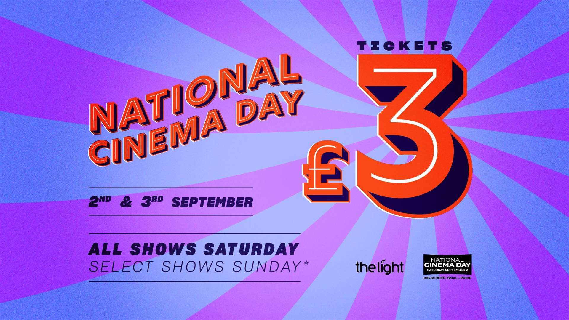 The Light Wisbech are excited to support National CInema Day this weekend.