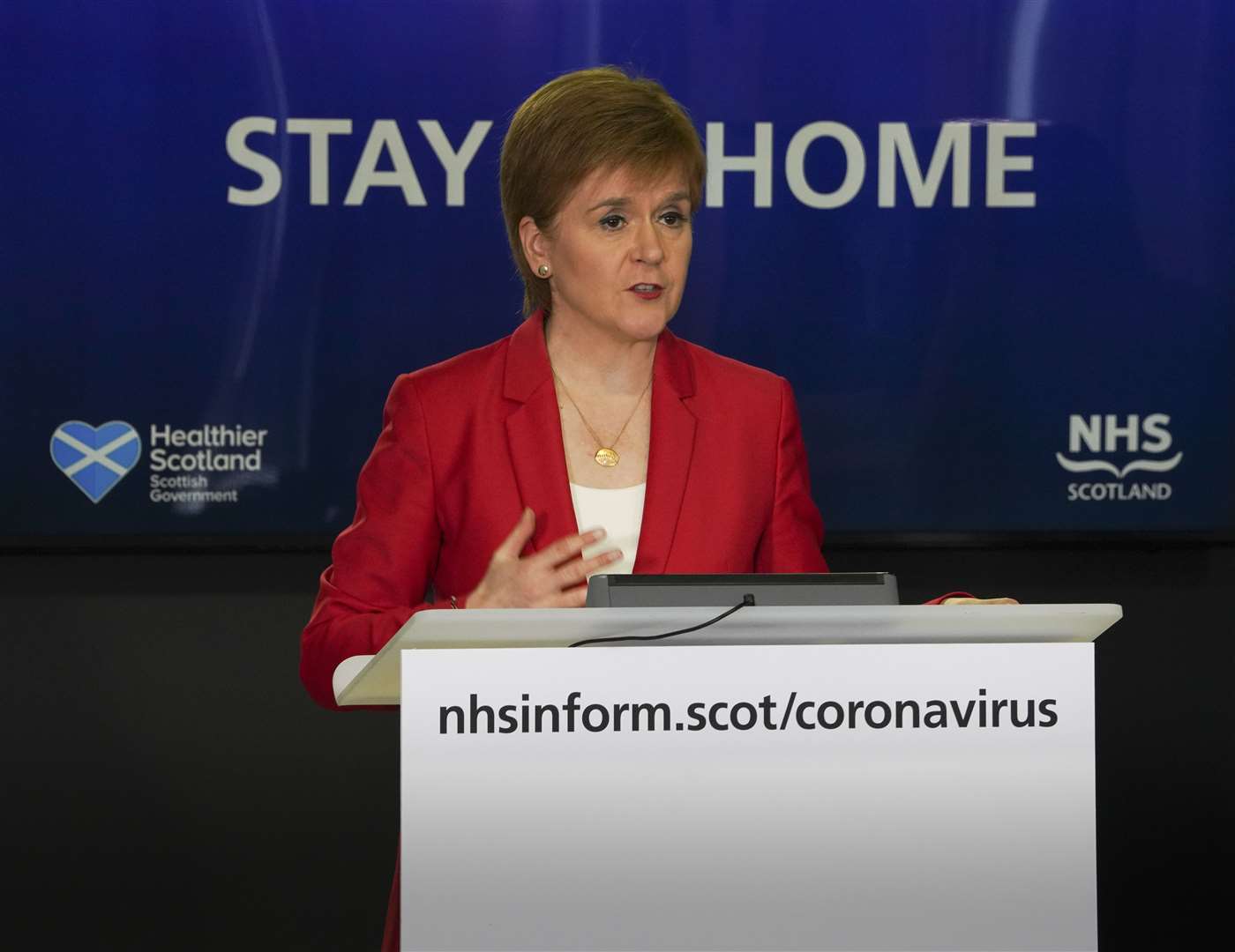 Nicola Sturgeon led frequent briefings during the coronavirus pandemic (Scottish Government/PA)