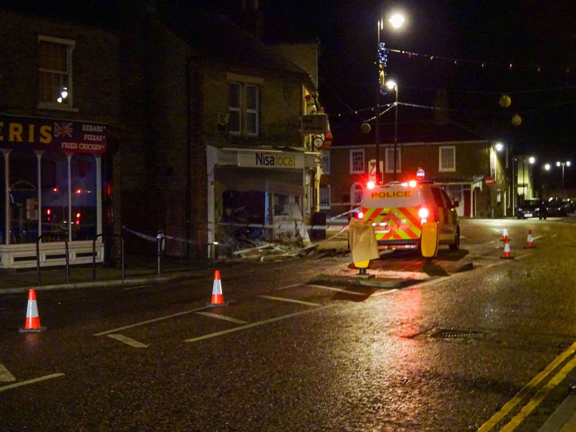 Ram raiders struck at a store in Chatteris on Thursday night. Facebook/IB (54130735)