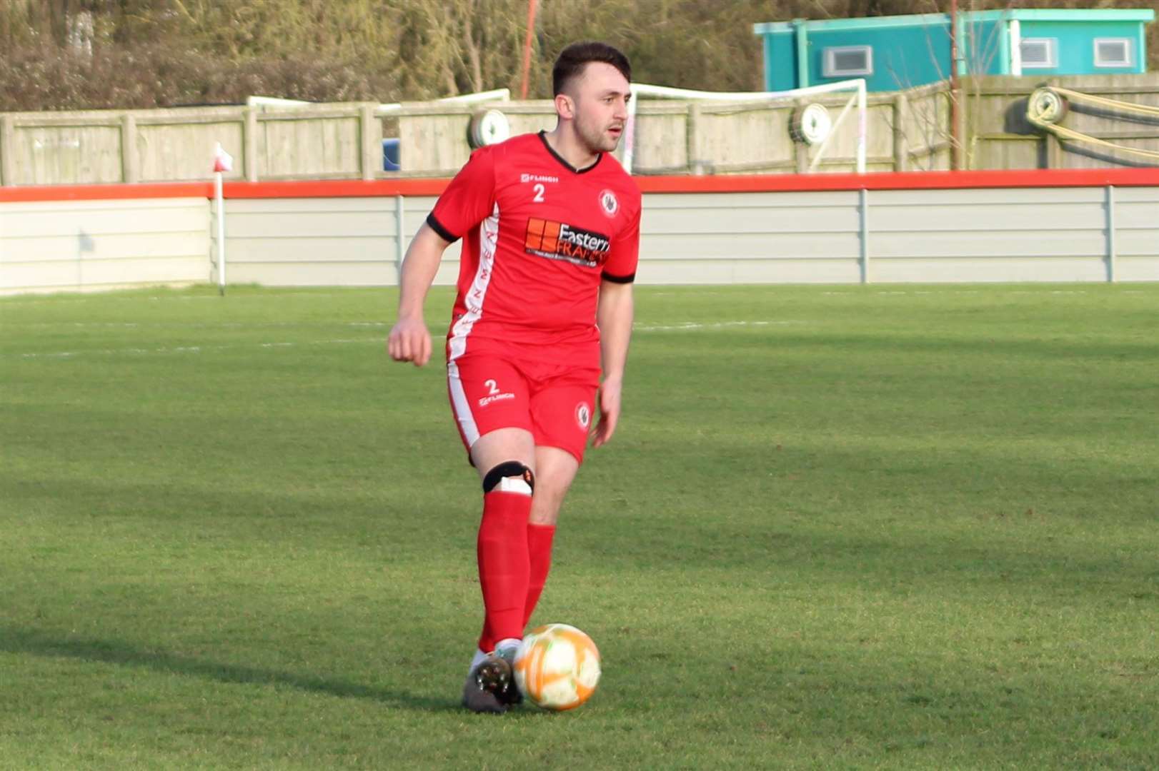 Joe Reed scored for Wisbech St Mary on Saturday. Picture: Erin Larham