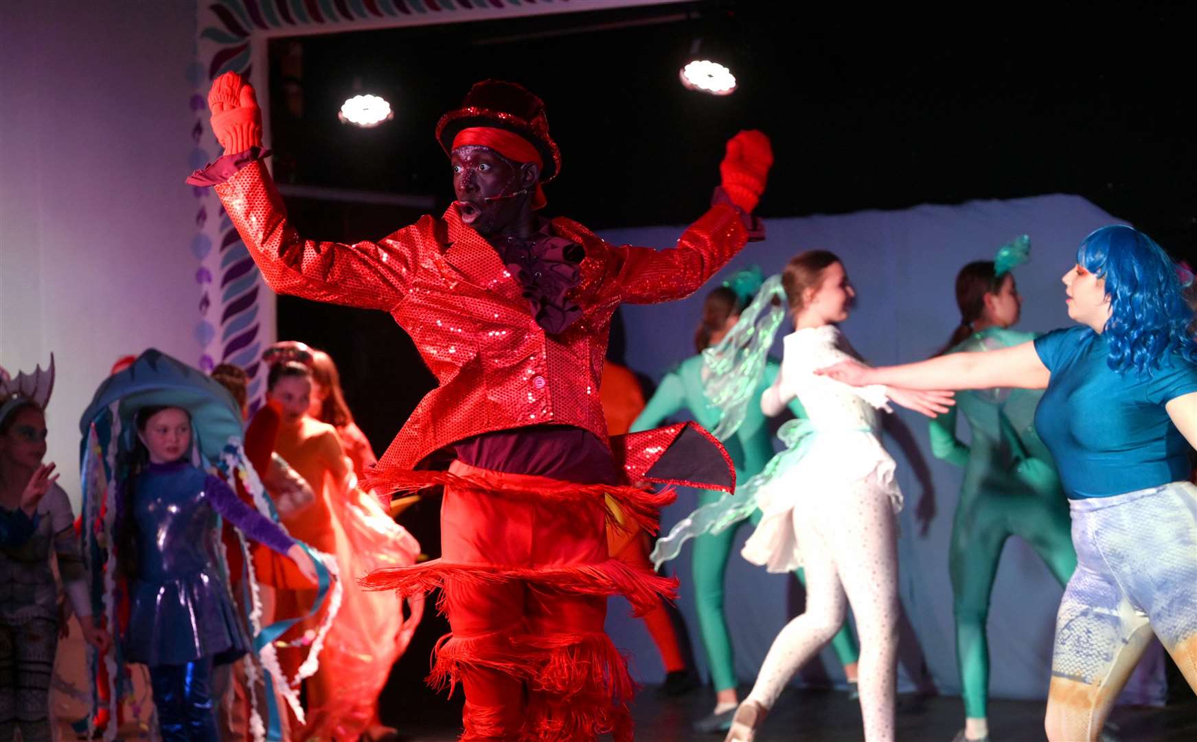 Nine Lives Theatre Company dress rehearsal of The Little Mermaid