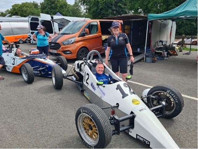 Bill Garner at Cadwell Park