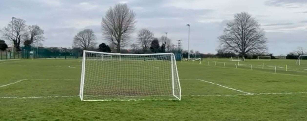 The proposed site of the 3G pitch at Estover. Picture: Steve Barclay, MP