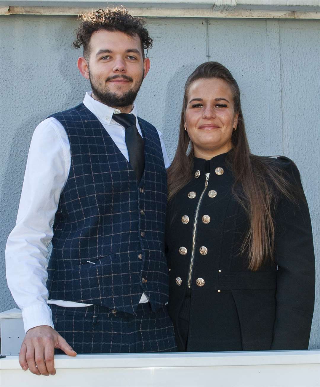 Grandson Billy and his fiancee Lauren