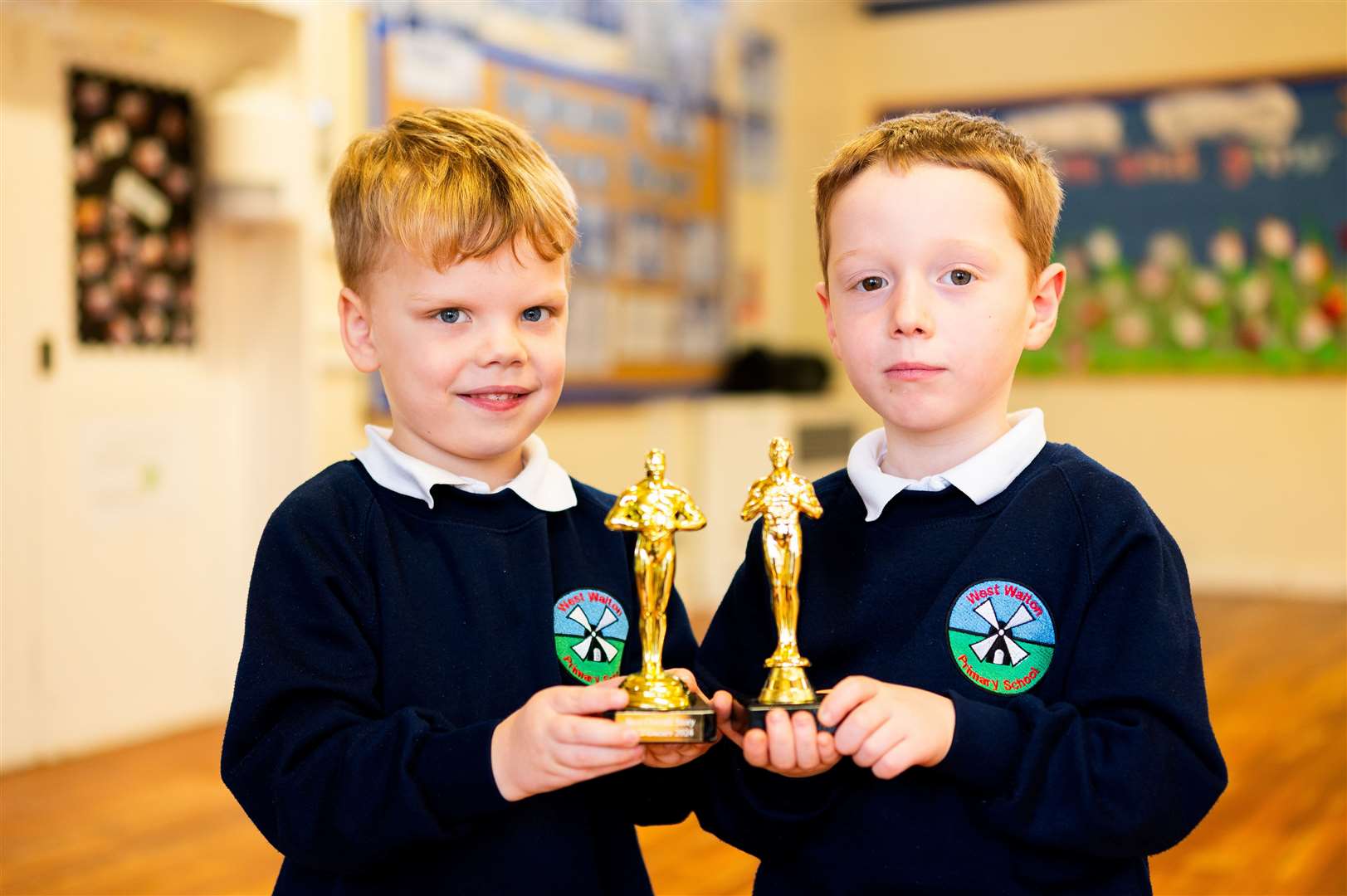 Some of the winners with their 'Oscars'.