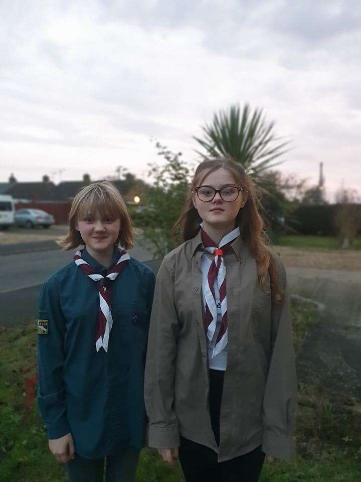 Sorcha (right) and Caiomhe Friel are fundraising so they can attend the World Scout Jamboree in South Korea next summer. (54178313)