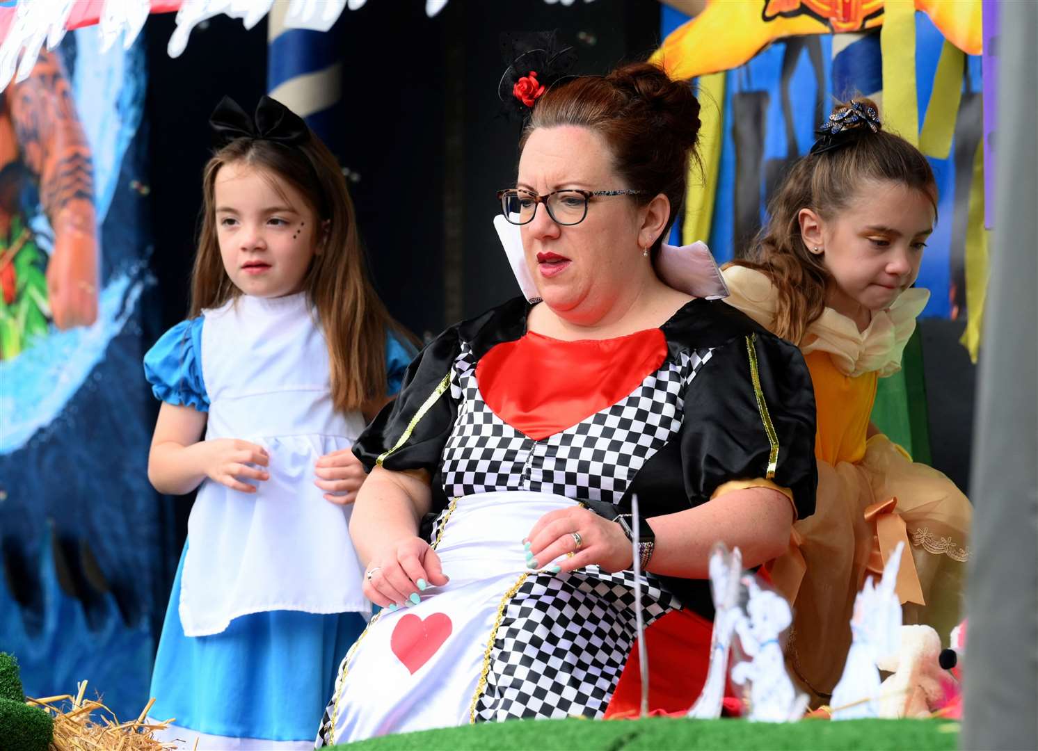 Alice in Wonderland float