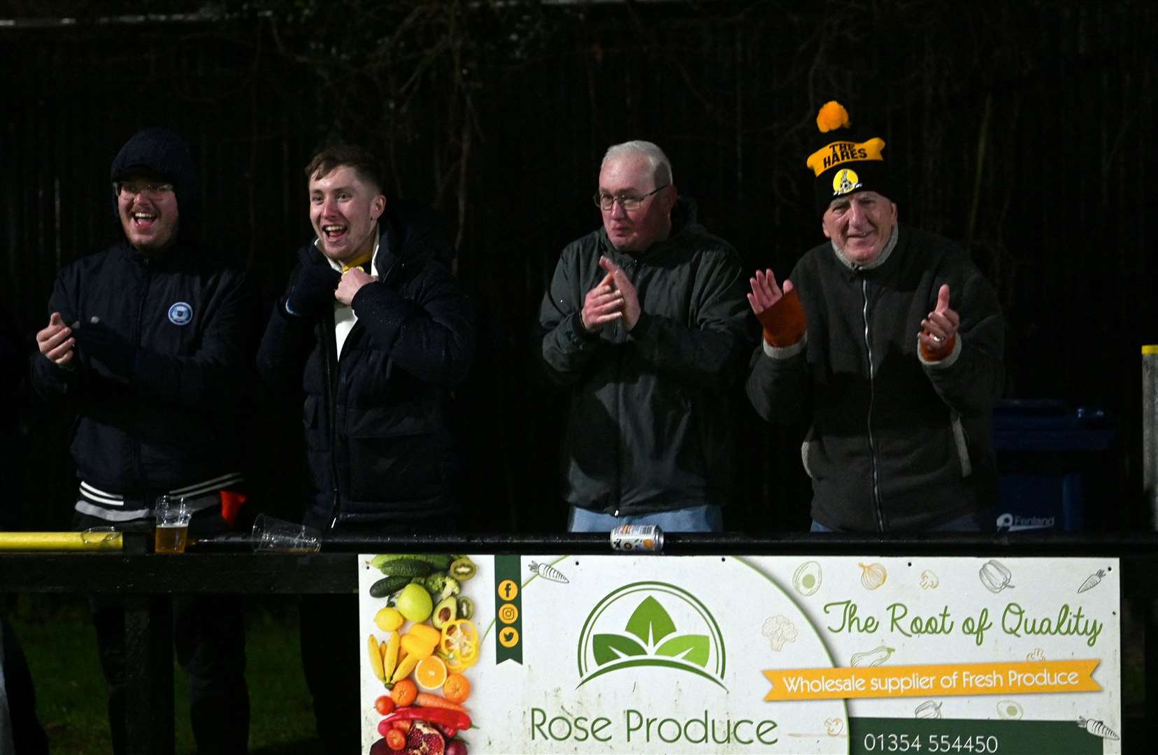 March Town United v Takeley in the Third Round of the FA Vase.