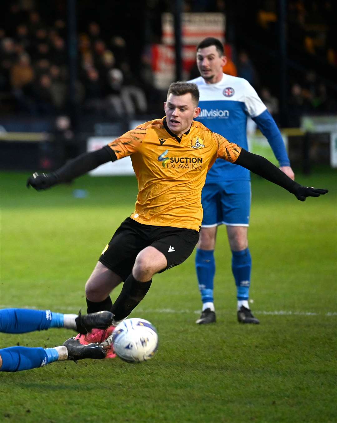 March Town United v Takeley in the Third Round of the FA Vase.