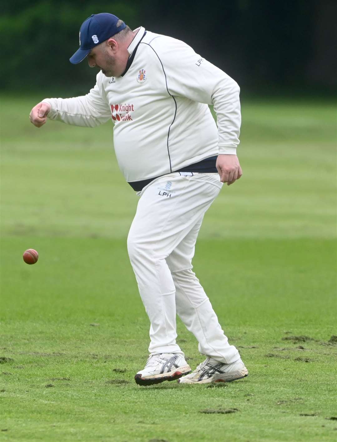 Wisbech 2nd v Royston 1st – Lee Hoenderkamp in the field