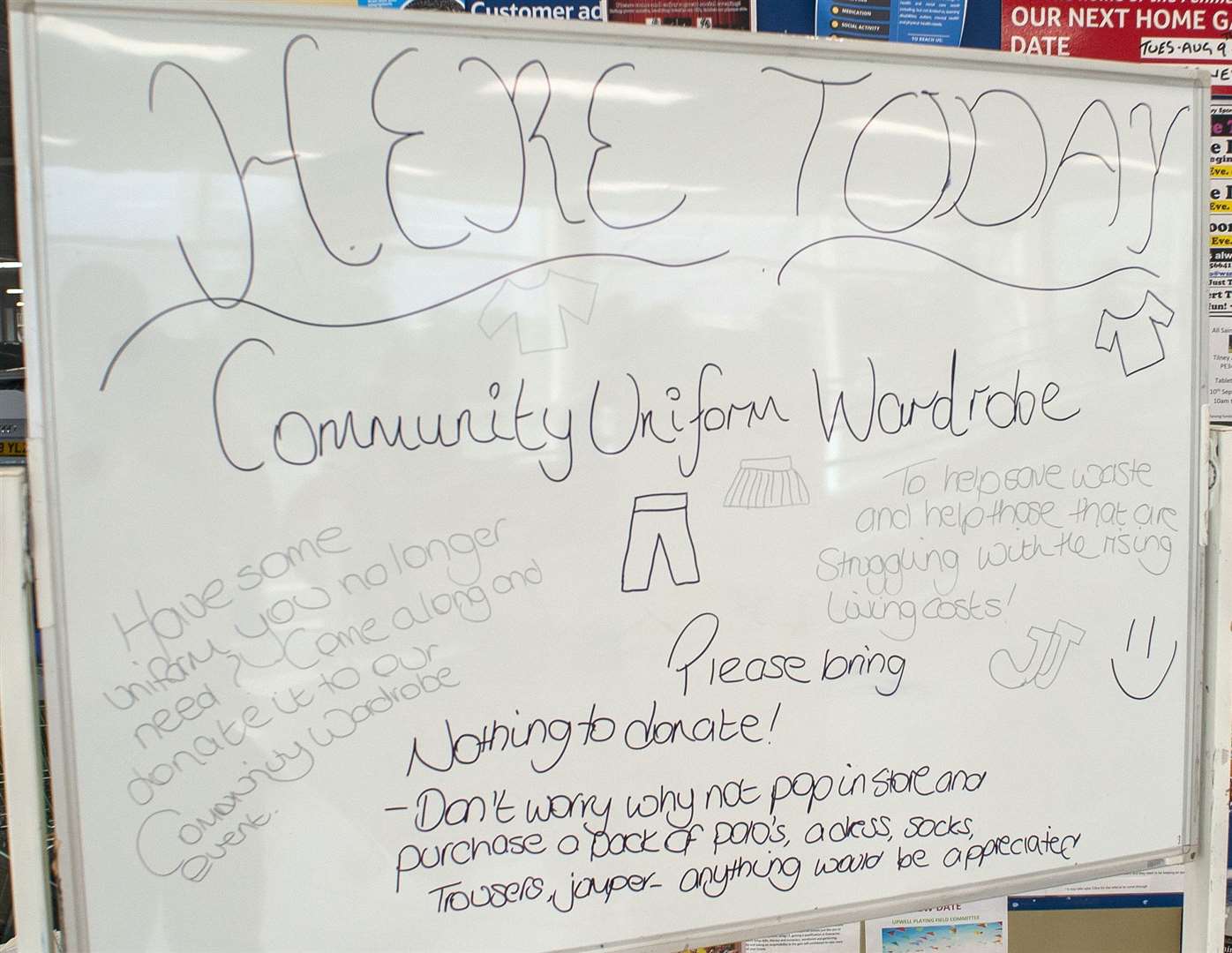 Community Uniform Wardrobe at Tesco Exspress in Wisbech.. (58651809)