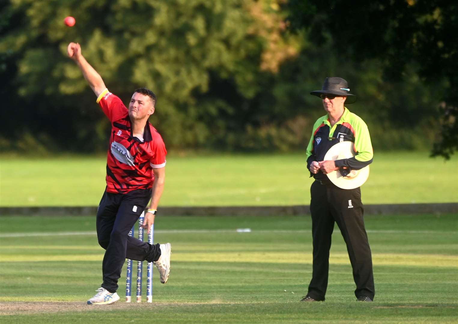 James Williams bowling