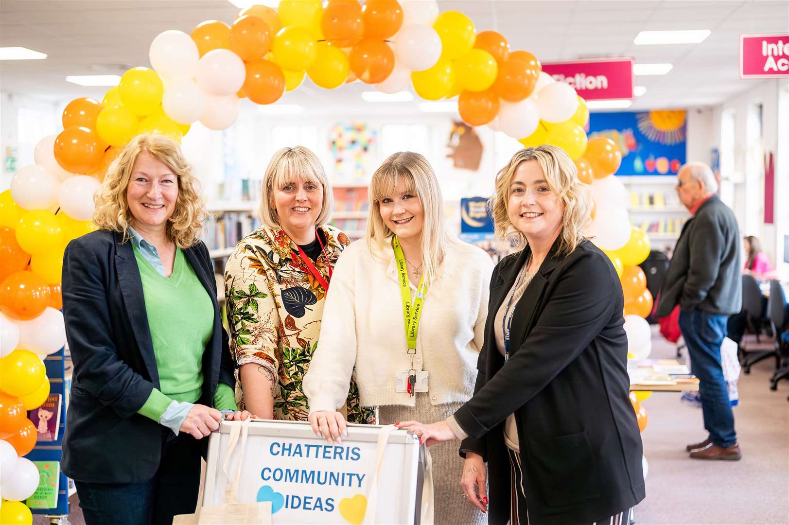 (From left) manager Debbie Price, Nichola Greentree, Faith Bissett, and Hayley Wynn