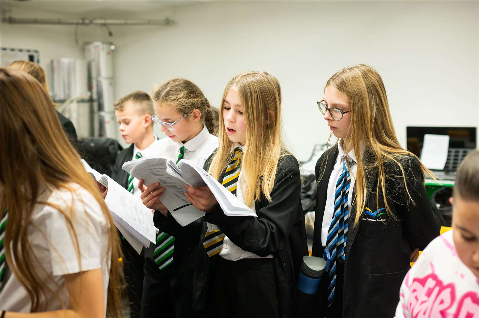 There is a real buzz around Thomas Clarkson Academy as students rehearse hard for their first stage production in three years. (61803943)
