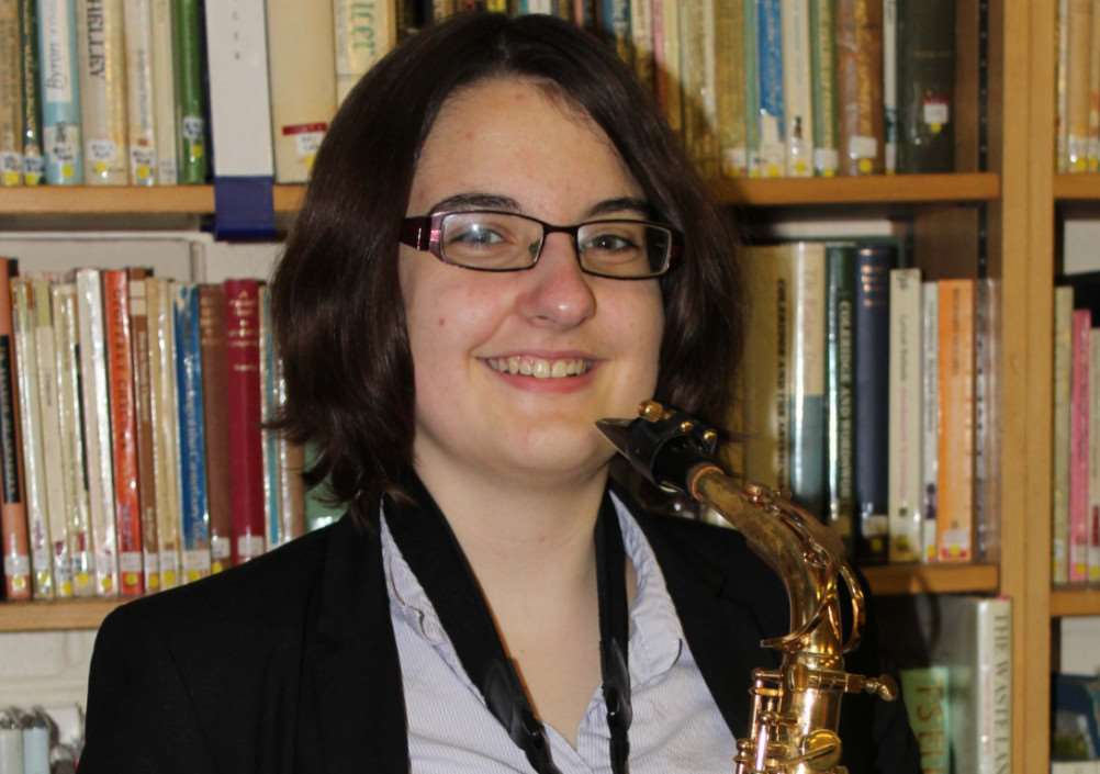Wisbech Grammar School pupil Lauren Mounfield who achieved a near perfect score for her Grade 8 exam. ANL-140112-170444001