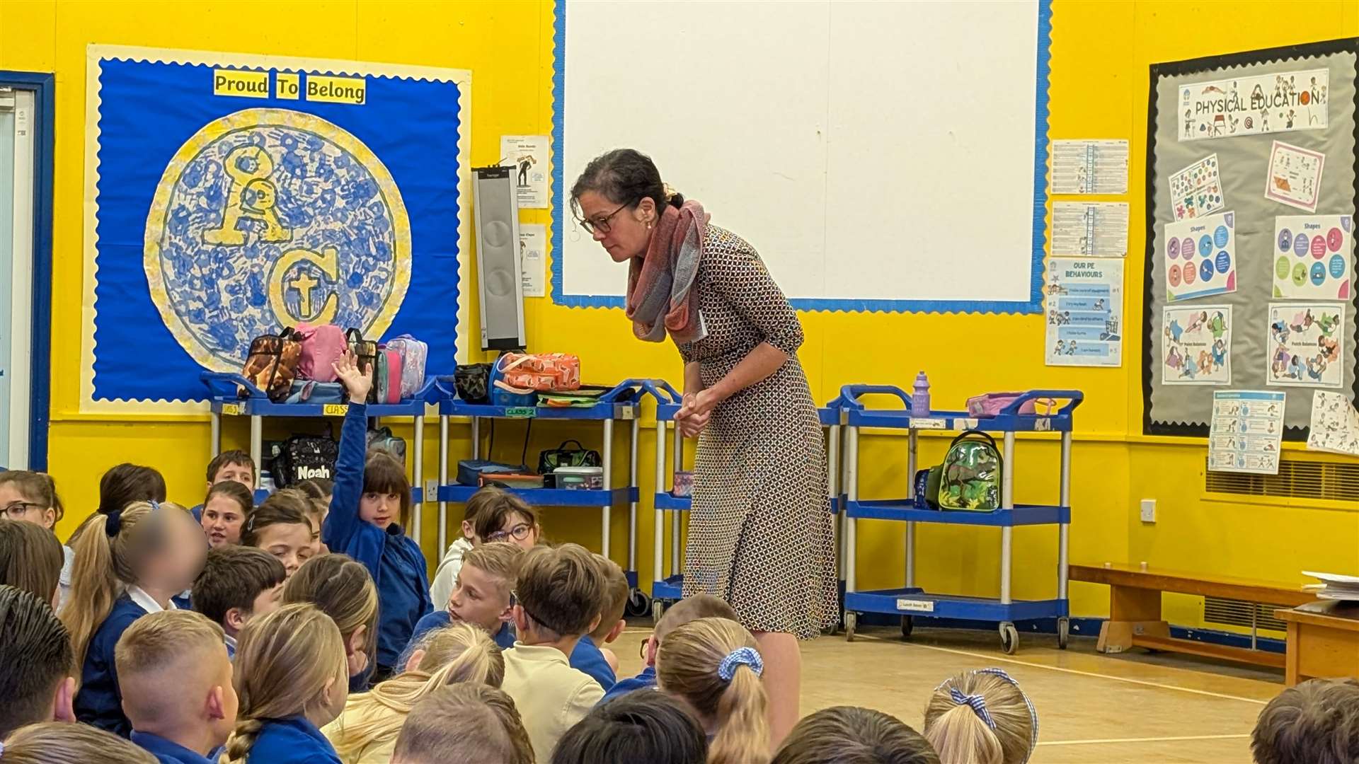 Siobhain O'Higgins played piano for pupils
