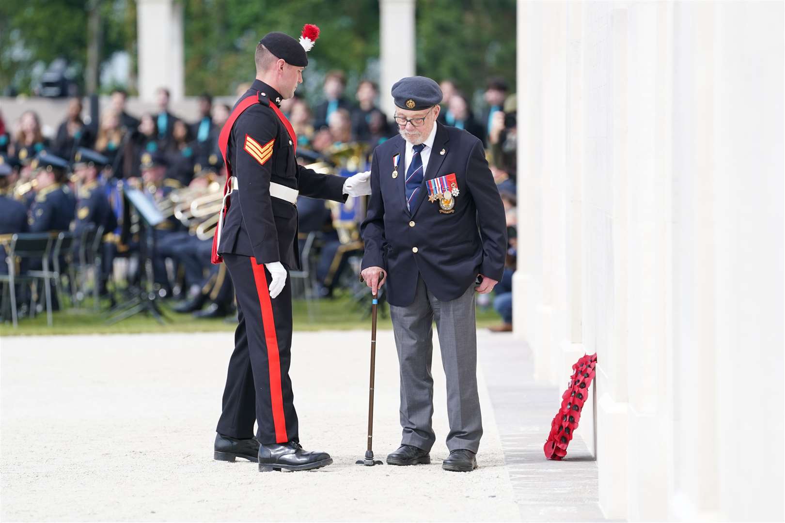 Alan Kennett (right) will formally begin the procession on Monday (Gareth Fuller/PA)