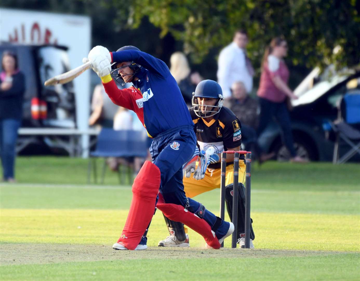 Wisbech Cricket Club v Lashings World XI..Josh Bowers. (3920289)