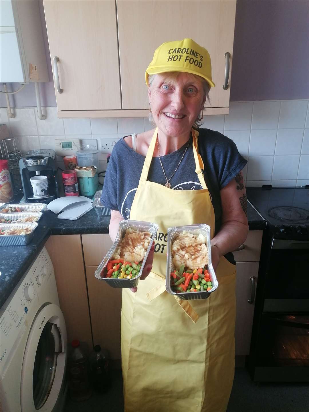 Caroline does the cooking