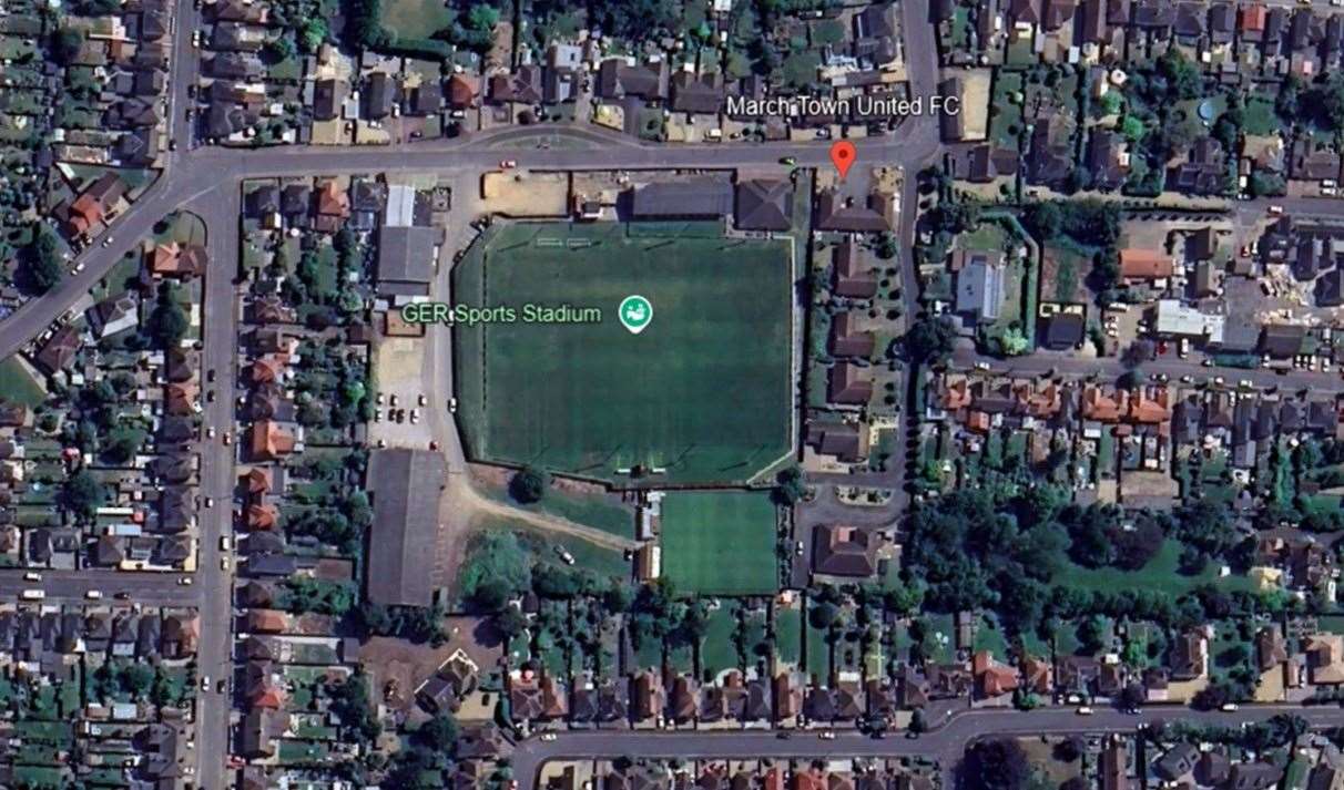 Plans have gone in to replace the floodlights at the GER Ground in Robingoodfellows Lane, March