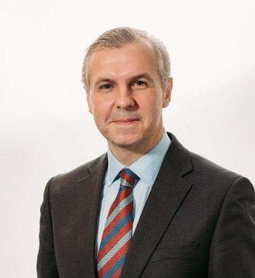 Jonathan Jelley in the new chair