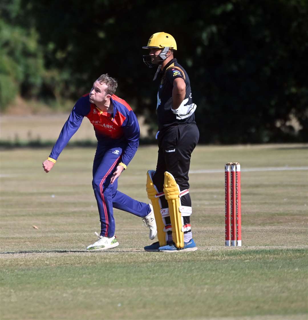 Wisbech cricket club hosting the Lashings cricket club..Jamie Seabrook. (58619589)