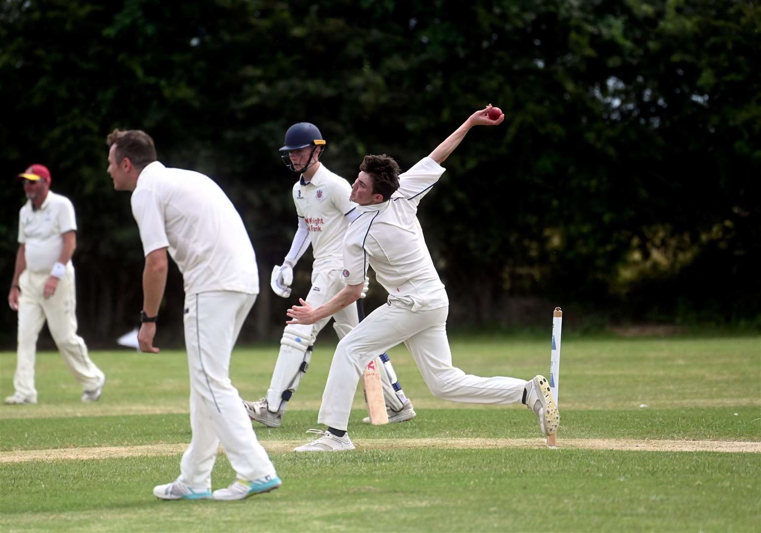 Action from Chatteris 2nds against Wisbech 3rds in CCA Junior League 3 North