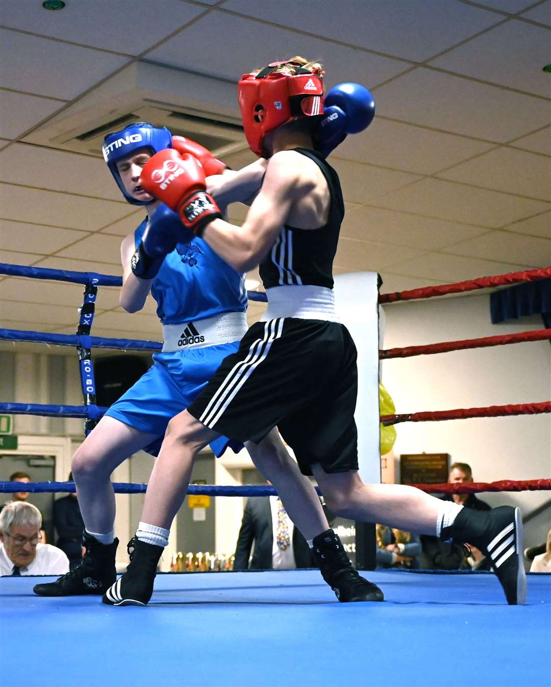 March Boxing Club evening of boxing..Jack Whitby (red) v Harrison Durrant (blue). (55848579)