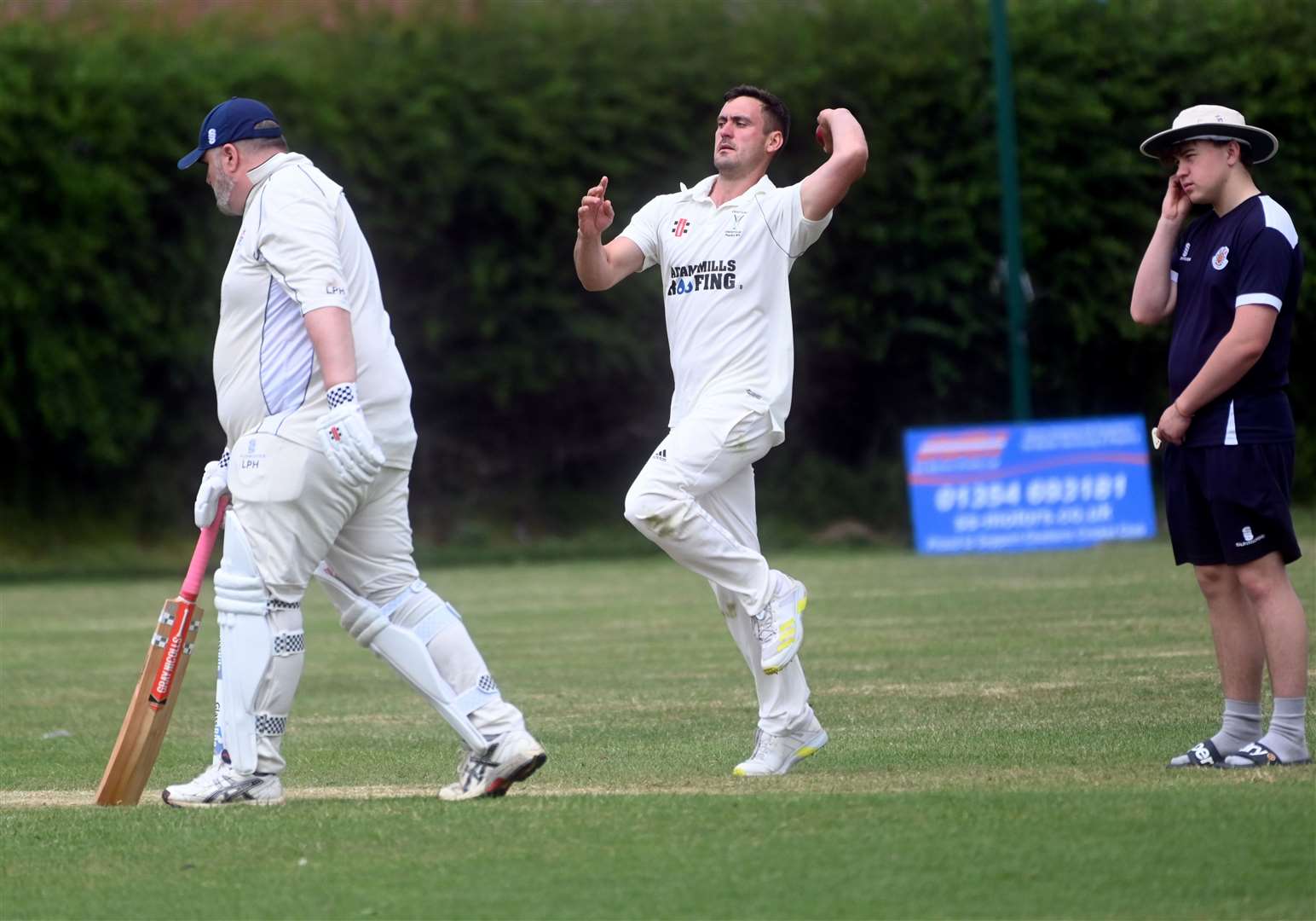 Action from Chatteris 2nds against Wisbech 3rds in CCA Junior League 3 North