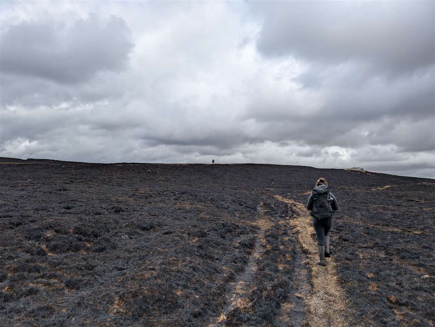 A 1,600 hectares area – roughly 400 times the size of Cardiff’s Principality Stadium – burned on Abergwesyn Common (Chris Smith/National Trust/PA)
